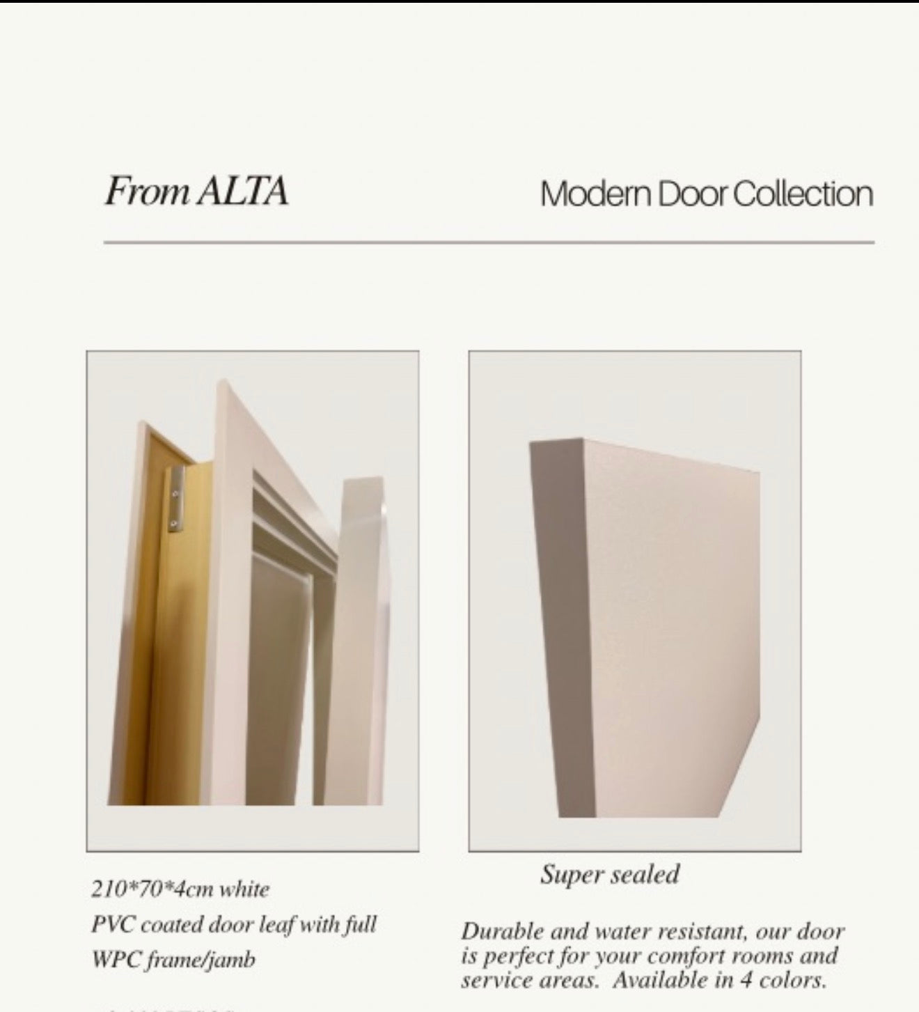 PVC WPC DOORS