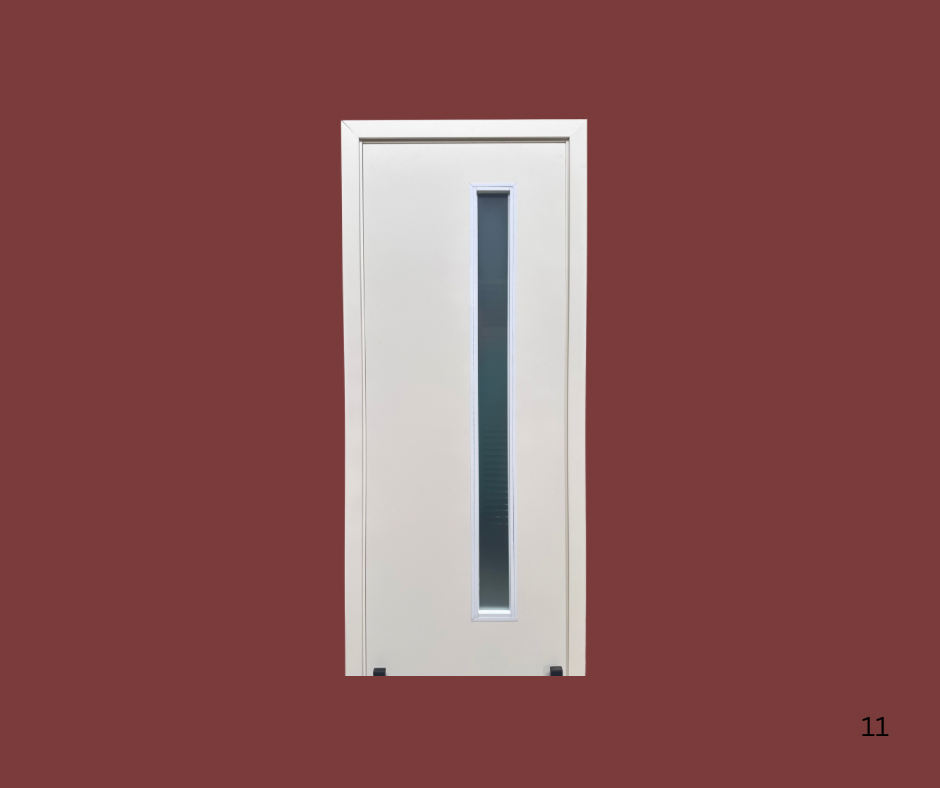 PVC WPC Door with Glass