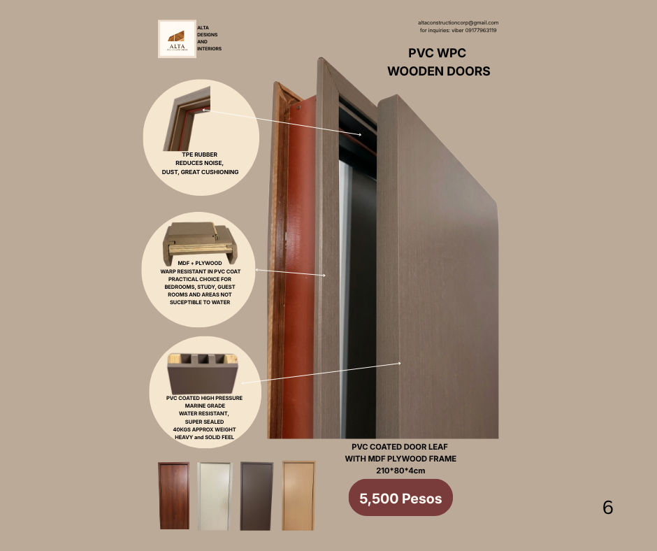 PVC WOODEN DOOR